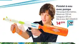 La Grande Récré Cap loisirs pistolet à eau avec pompe offre