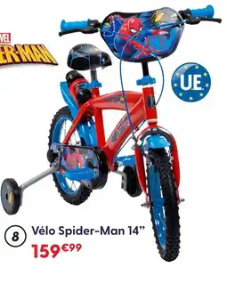 La Grande Récré Vélo spider-man 14” offre