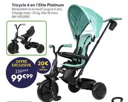 La Grande Récré Elite platinum tricycle 6 en 1 offre