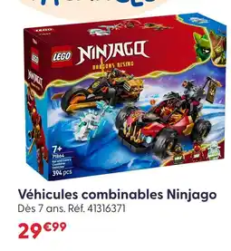 La Grande Récré Lego véhicules combinables ninjago offre