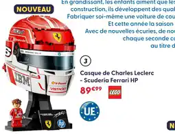 La Grande Récré Lego casque de charles leclerc - scuderia ferrari hp offre