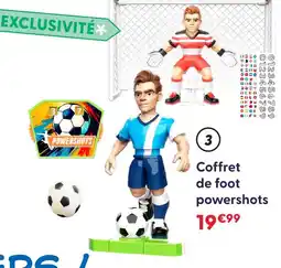 La Grande Récré Coffret de foot powershots offre