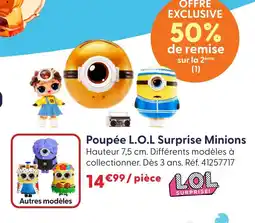 La Grande Récré L.o.l surprise minions poupée offre