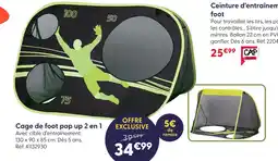 La Grande Récré Cage de foot pop up 2 en 1 offre
