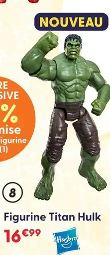 La Grande Récré Hasbrro figurine titan hulk offre