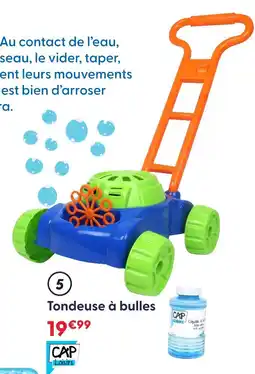 La Grande Récré Cap loisirs tondeuse à bulles offre
