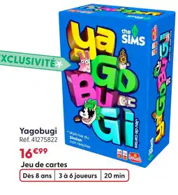 La Grande Récré Yagobugi jeu de cartes offre