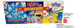 La Grande Récré Goliath lot de 3 jeux offre