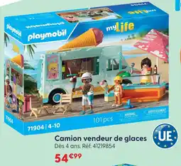 La Grande Récré Playmobil camion vendeur de glaces offre