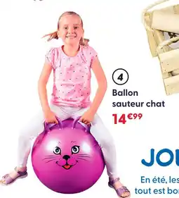 La Grande Récré Ballon sauteur chat offre