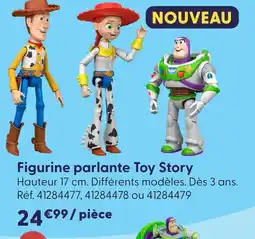 La Grande Récré Toy story figurine parlante offre