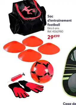 La Grande Récré Sac d'entraînement football offre