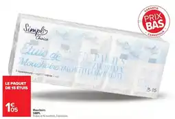 Carrefour Drive Carrefour - mouchoirs offre
