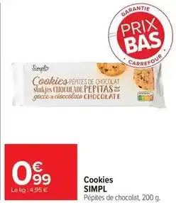 Carrefour Drive Simpl - cookies offre