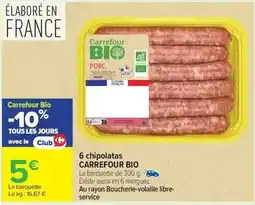 Carrefour Market Carrefour - 6 chipolatas offre