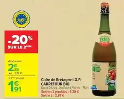Carrefour Market Carrefour - cidre de bretagne i.g.p offre