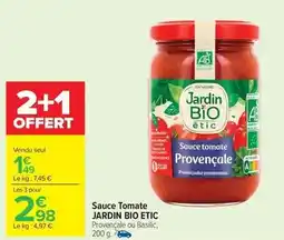 Carrefour Market Lea - sauce tomate offre