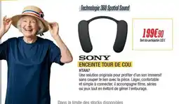 Proxi Confort SONY Enceinte tour de cou htan7 offre