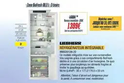 Proxi Confort LIEBHERR Réfrigérateur intégrable irbsd5120-22 offre