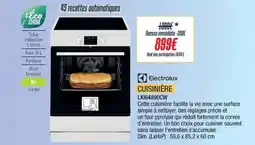 Proxi Confort ELECTROLUX Cuisinière lk164890cw offre