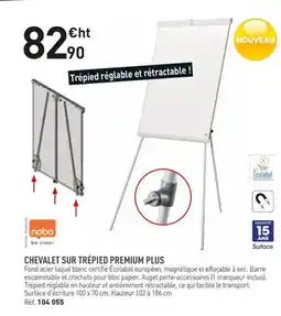 Hyperburo NOBO Chevalet sur trépied premium plus offre
