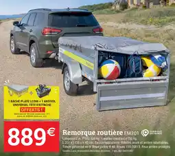 Espace emeraude Remorque routière EM201 offre