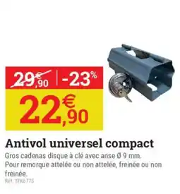 Espace emeraude Antivol universel compact offre