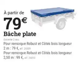 Espace emeraude Bâche plate offre