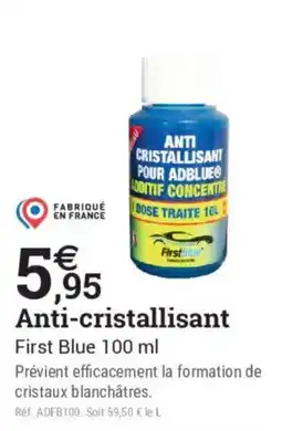 Espace emeraude Anti-cristallisant offre