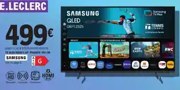 E.Leclerc SAMSUNG Tv qled 65qef1 65" (pouces) offre