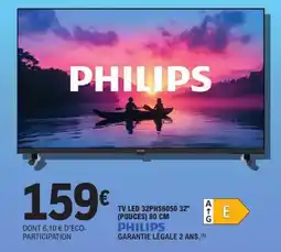 E.Leclerc PHILIPS Tv led 32phs6050 32" (pouces) 80 cm offre
