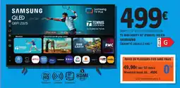 E.Leclerc SAMSUNG Tv qled 65qef1 65" (pouces) offre