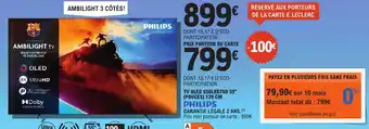 PHILIPS Tv oled 550led760 55" (pouces)