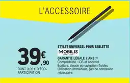 E.Leclerc MOBILIS Stylet universel pour tablette offre