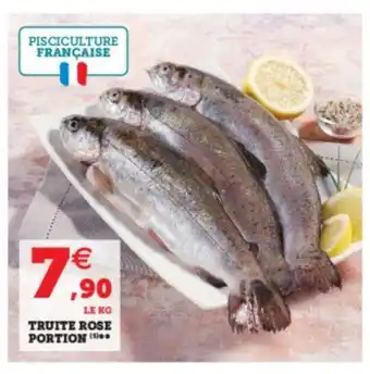 Super U Truite rose portion offre