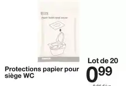 Zeeman Seat - protections papier pour siège wc offre