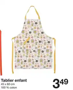 Zeeman Tablier enfant offre