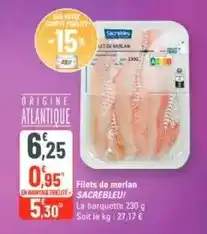 G20 Filets de merlan offre