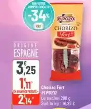 G20 Elpozo - chorizo fort offre