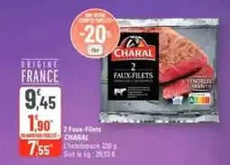 G20 Charal - 2 faux-filets offre