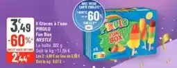 G20 Nestlé - 6 glacés à l'eau pinulo offre
