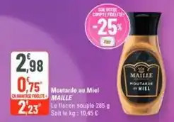 G20 Maille - moutarde au miel offre