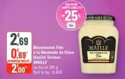 G20 Maille - mayonnaise fine a la moutarde de dijon qualite traiteur offre