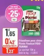 G20 Purina - friandises pour chien picnic festival fido offre