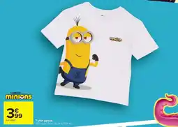 Carrefour Drive Minions - t-shirt green offre
