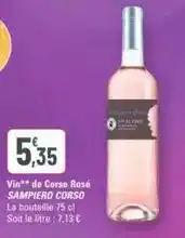 G20 Vin de corse rosé offre