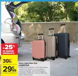 Carrefour Drive Carrefour - valise rigide new york offre