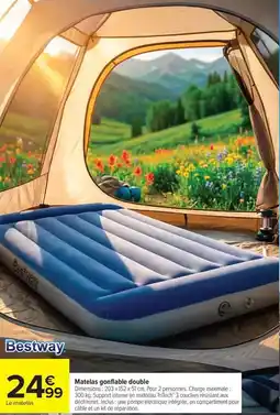 Carrefour Drive Bestway - matelas garritable double offre