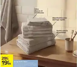 Carrefour Drive Tex - set ingo de bain offre