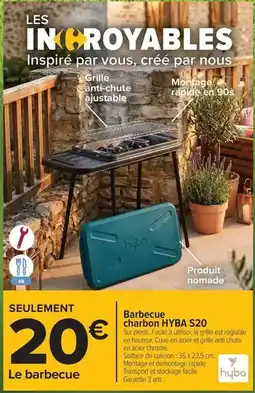 Carrefour Drive Hyba - barbecue charbon s20 offre